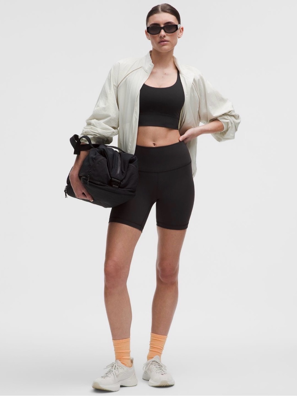 lululemon Wunder train high rise biker shorts 6”